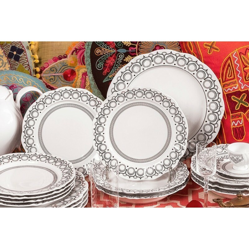 Conjunto de Jantar 42 Peças Soleil Henna - Oxford