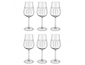 Conjunto 6x Taças London para Vinho Tinto 390ml Crystal - Oxford 