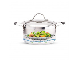 Cozedor de Legumes Aço Inox 28cm - Prana