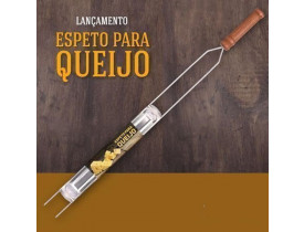 Espeto para Queijo Coalho 75cm - Grilazer