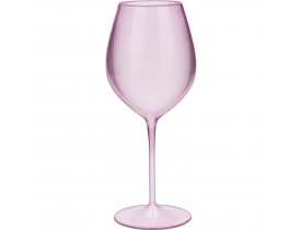 Jogo 2x Taças Vinho de Rosa Cristal 580ml em Acrílico - Boccati