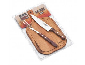 Kit para Churrasco 3 Peças Polywood Natural - Tramontina