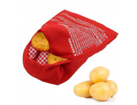 Saco para Assar Batatas no Microondas Vermelho - Hudson