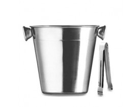 Balde para Gelo com Pegador Inox 1,3l - Hercules