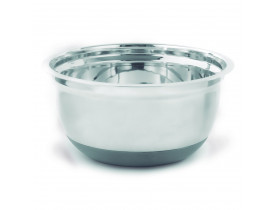 Bowl de Inox com Base em Silicone ø25cm - Mimo Style