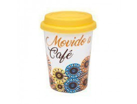 Copo Trip com Tampa de Silicone 300ml Movido a Café - Oxford