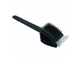 Escova de Aço Longa para Limpar Grelha 3x1 - Mimo Style