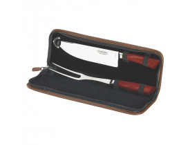 Kit para Churrasco 3 Peças Polywood Vermelho - Tramontina