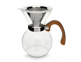 Passador de Café em Vidro Borossilicato 650ml com Coador em Aço Inox - Mimo Style