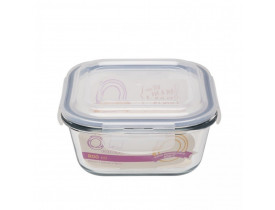 Pote de Vidro Retangular Hermético 800ml - Oxford 