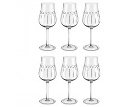 Conjunto 6x Taças London para Vinho Tinto 390ml Crystal - Oxford 