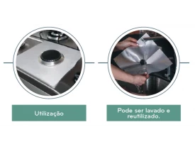 Protetores de Fogão Antiaderente 2 Peças - Mimo Style