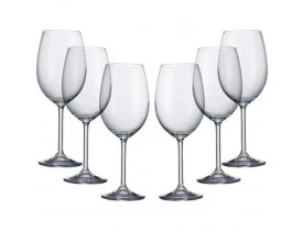 Conjunto 6x Taças de Vinho Bordeaux 640ml Barbara - Bohemia