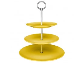 Fruteira/Porta Doces e Salgados 32cm Coup Yellow - Oxford