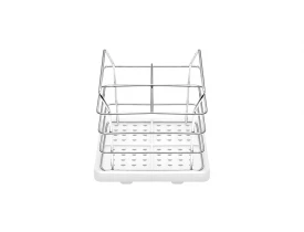 Porta Talheres Retangular Branco - Stolf