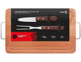 Tábua para Churrasco 3 peças 39x25cm - Stolf